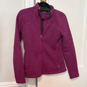Vintage Eddie Bauer Women's Pink Fleece Jacket